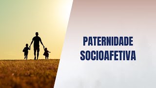 Paternidade socioafetiva [upl. by Allemat85]