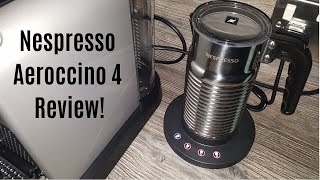 Nespresso Aeroccino 4 Milk Frother Review  Worth upgrading from the Aeroccino 3 [upl. by Vrablik]