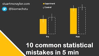 Ten Statistical Mistakes in 5 Min [upl. by Aduhey]