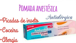 Resenha PomadaAndantol Gel [upl. by Monroe]